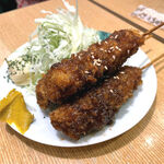 須賀乃湯 - 串カツ（1本 190円）