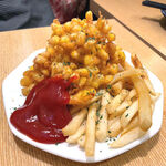 須賀乃湯 - コーンかき揚げ（380円）