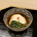 道人 - ④虎河豚のお造り、てっぴ、白子醤油添え