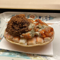 道人 - ②こっぺ蟹(正式名:ずわい蟹、雌)(京都府京丹波網野産)【脚、内子、外子、蟹味噌】