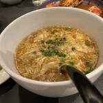 焼肉ホルモン 風土. - 究極の卵スープ