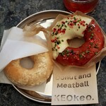 Donut and Meatball KEOkeo - ドーナツ2種