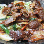 Senryuu - ミニスタミナ丼はラム肉です