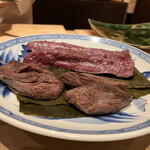 肉屋 田中 - サガリの炭火焼き