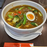 チャイニーズレストラン　凜 - R4.12  加哩辣湯麺(霜降り牛、季節野菜のカレースープそば)