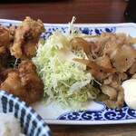 釣宿酒場マヅメ  - 唐揚げと生姜焼き