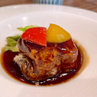 七園 - 選べるメイン料理2品より 『黒酢酢豚』
                  こちらがとっても美味しかった₍₍ ( ๑॔˃̶◡ ˂̶๑॓)◞♡