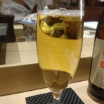 鮨 青海 - ビール。