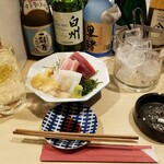 出羽鮨 - 刺盛りへ。