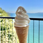 津田宇水産 レストラン - ソフトクリーム