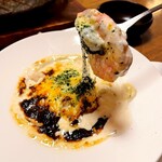 ちゅう心 - 魚介グラタン2(エビもデカい！)