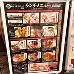 Sushi Sakanado Korono Heso - ランチメニュー