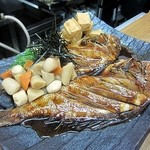 季節料理 藤原 - コースの桜鯛の煮付け（※ウチラの注文品ではありません）