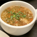 美林華飯店 - サービスランチ干豆腐炒肉1,100円