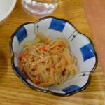 小さな食堂 ヒロ - 野菜雑炊 セットの小鉢 (2022.12.20)