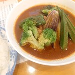木多郎 澄川本店 - チキン野菜ブロッコリートッピング