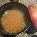 銀座あしべ - 味噌汁
