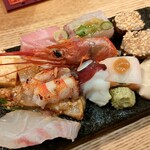 れだん - 2品目は刺身の盛合せでれだん大阪盛り