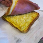 Isaacトースト - 2019/11/13Ham cheese Toast