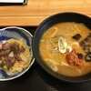 武屋食堂 - 坦々麺＋牛タンチャーハン