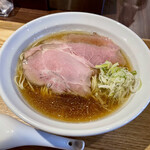 NIBOSHI MANIA - 銀鱗鮮魚煮干蕎麦（真鯛清湯合わせ×境港キビナゴ） 950円