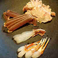 御料理ふじ居 - さばいたカニ