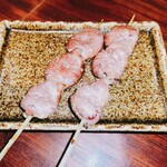 焼鳥どろまみれ - ハツ(他一串)