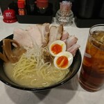 Noukou Torisoba Menya Roman - 鶏そば DX・ウーロン茶