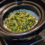 WAGYU YAKINIKU IBUSANA - カブの葉の菜飯と