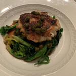 ル・マノアール・ダスティン - 白子のムニエル　　豪快ですなー。