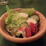 Raverudora - 夕食　サラダ