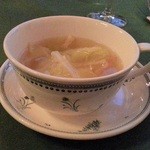 ラ・ヴェルドゥーラ - 夕食　スープ