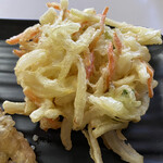 富士見うどん - 2022/12/20
      温かけ2玉 （290円+120円） 410円
      てんぷら 野菜かき揚げ 120円
      てんぷら イカ下足 120円