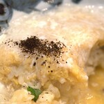 とん唐てん - 白い親子丼かまくら