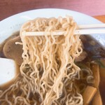 中華そば 我が家 - 麺アップ