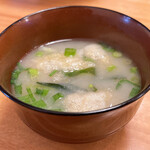 えひめキッチン・ドランク虎 - 味噌汁