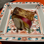 ななにん - 鰆幽庵 藁ごぼう、無農薬さつまいも 高知マイヤーレモン煮