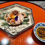 ななにん - 香箱蟹 赤酢シャリと