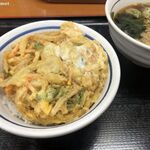 山田うどん - かき揚げ丼