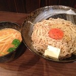 麺屋わっしょい - 釜バター味噌つけ麺（￥790）（2月裏メニュー）