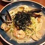 osteria humming bird - 三陸産ムール貝と海の幸の和風ソース