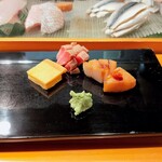 小判寿司 - つまみ3種