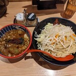 三田製麺所 - 味噌つけ麺大盛990円