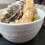 路地の奥くるまや - せいろとミニ天丼セット（1000円）