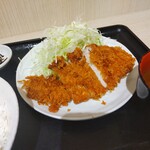 とんかつ はまや - ロースかつ定食