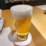 炭火焼 鳥清 - 生ビール
