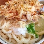 中乃家 - かき揚げぶっかけ大盛り640円