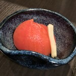 鳥善 鳥ふじ - トマト浅漬け