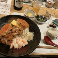 越前がに・旬のお料理 らでん - せいこ丼御膳