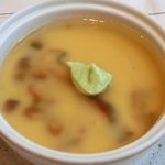 宇豆基野 - 宇豆基野ブランチ 2600円 の穴子の茶わん蒸しの餡かけ山葵添え